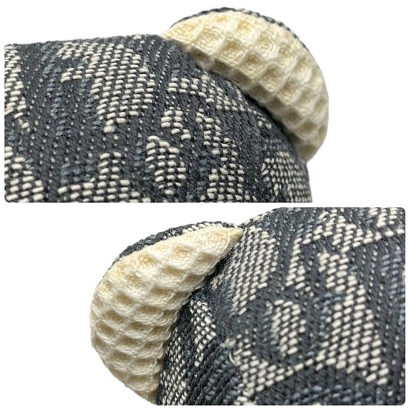 Christian Dior Vintage Trotter Monogram Teddy Bear Plush Toy Blue White [105906] - Picture 11 of 12